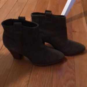 Taupe jcrew booties